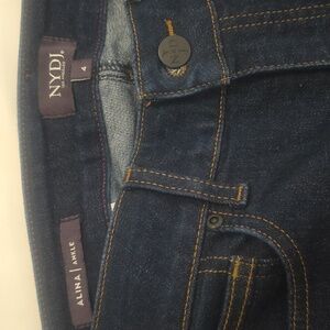 NYDJ Women Deep Indigo Skinny Jeans